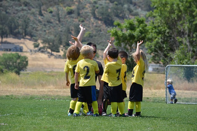 little kids soccer team